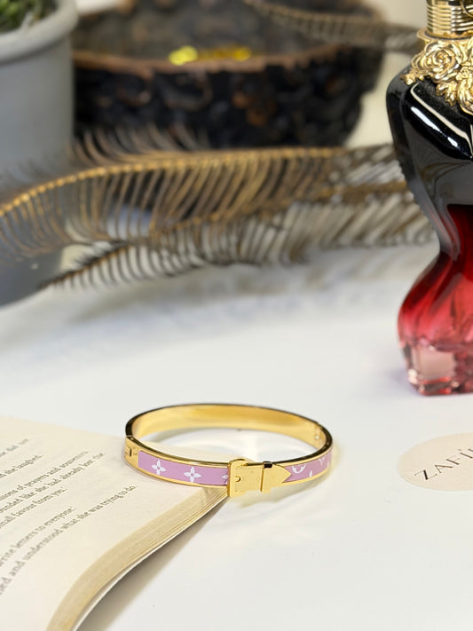 Pink LV Buckle