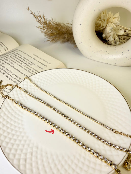 Broad Tennis Bracelet