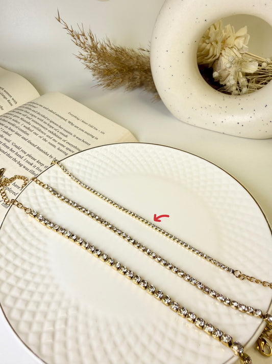 Thin Tennis Bracelet