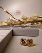 Gold Clover Studs
