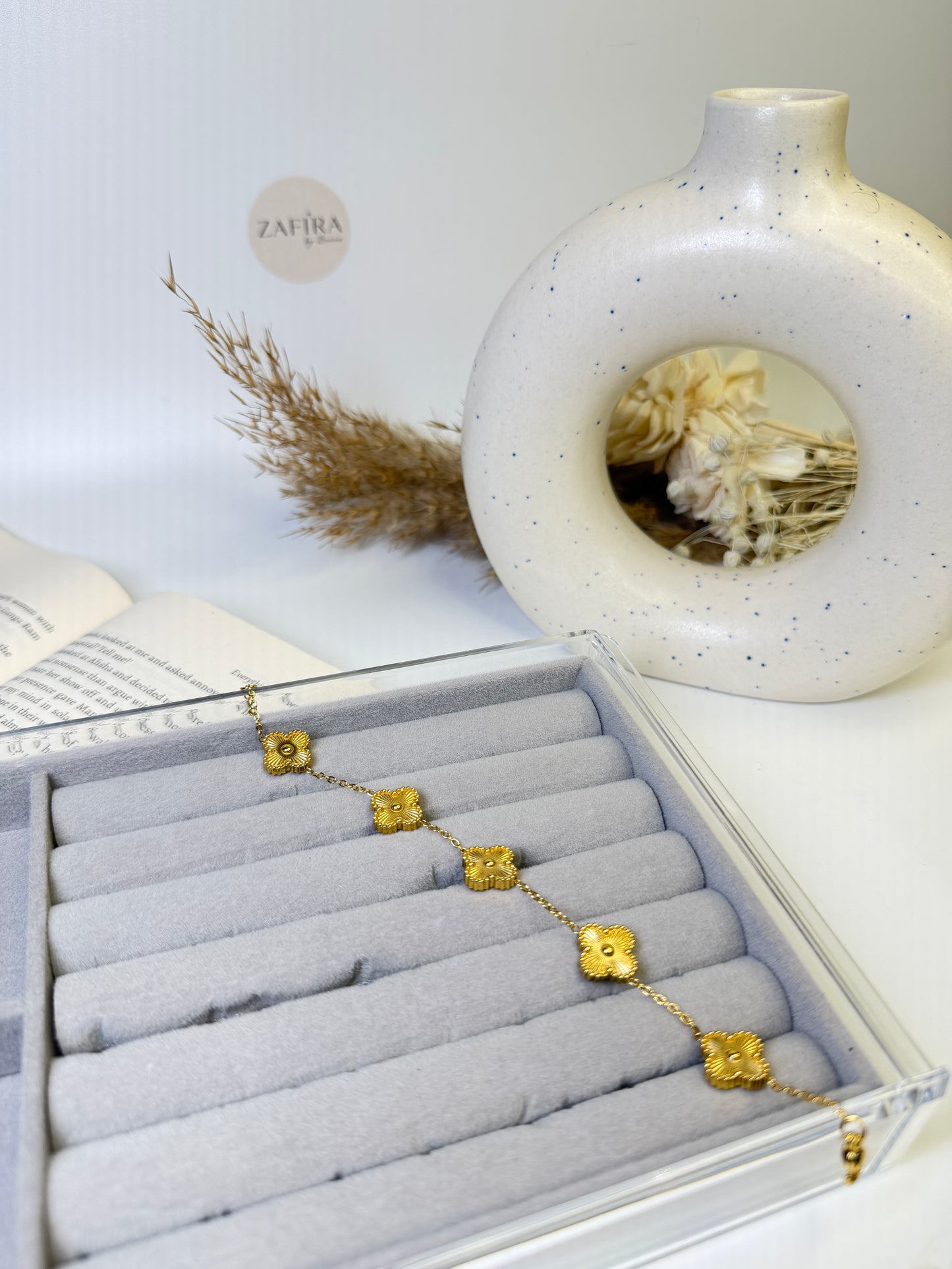 Golden Clover Bracelet