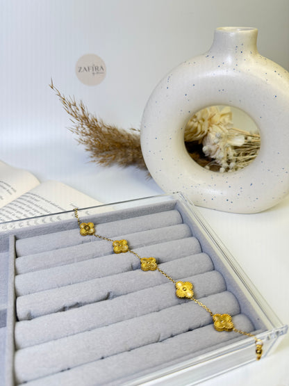 Golden Clover Bracelet