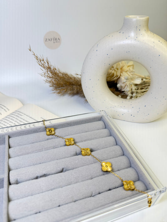 Golden Clover Bracelet