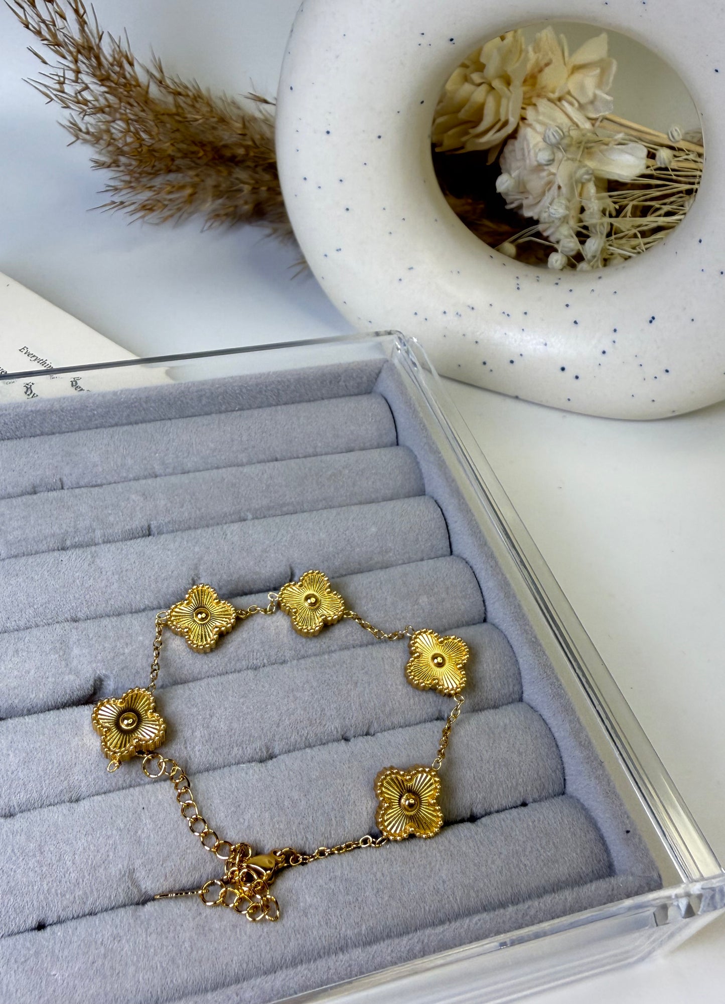 Golden Clover Bracelet