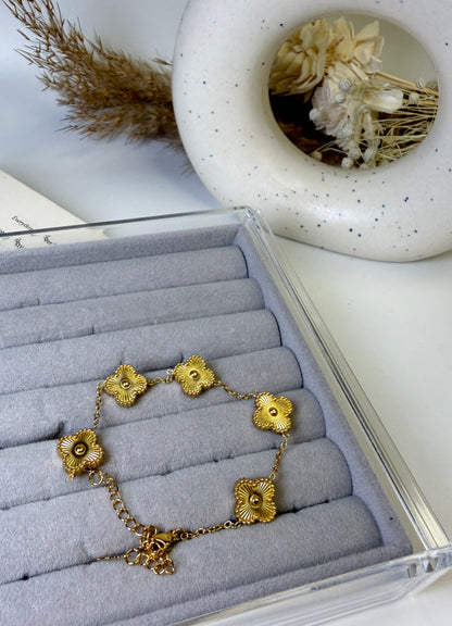 Golden Clover Bracelet