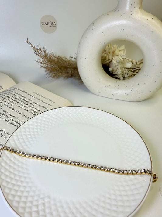 Broad Tennis Bracelet