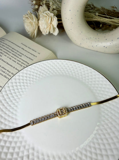 Crystal Bracket Bracelet